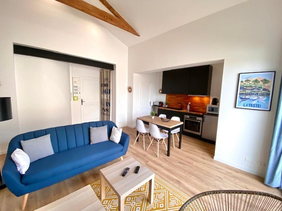 Chaleureux Appartement Aux Allures Nordiques 아르카숑 외부 사진