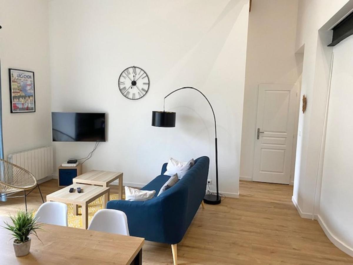 Chaleureux Appartement Aux Allures Nordiques 아르카숑 외부 사진